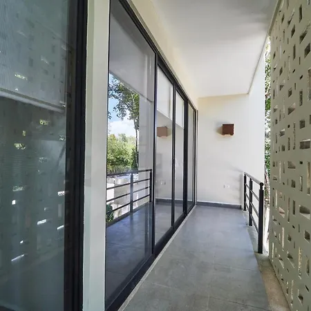 Modern & Fancy Apartment Aldea Zama Balcony With Seating Area Shared Pool Nice Amenities-3